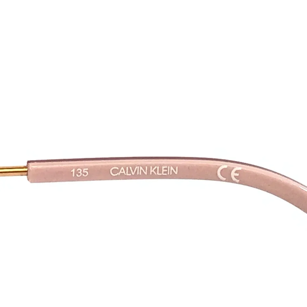 Calvin Klein Eyeglasses Frames CK18108 600 Red Rose Gold Cat Eye 52-15-135